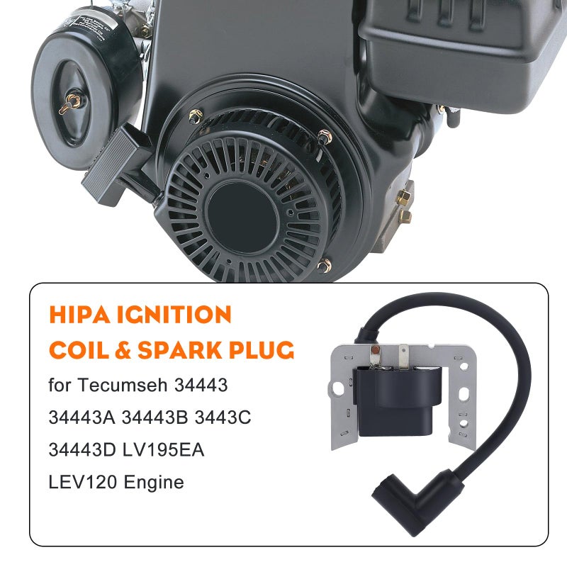 Hipa 34443D Solid State Ignition Coil for Tecumseh 34443 34443A 34443B 34443C LV195EA LEV120 LV195XA 1a138-42-12 1a138-28-7 1a138-52-12 - Image 2